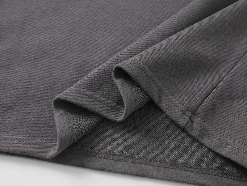 Rivet-Detail Textured Sweatshirt