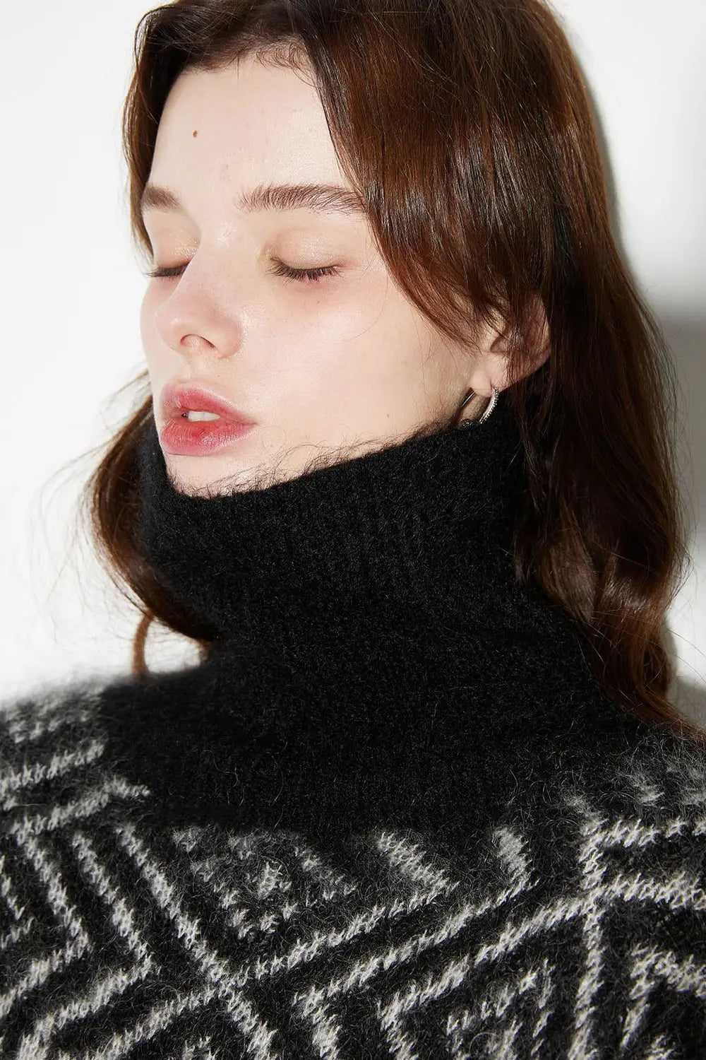 Cozy Vintage Mohair Turtleneck Sweater