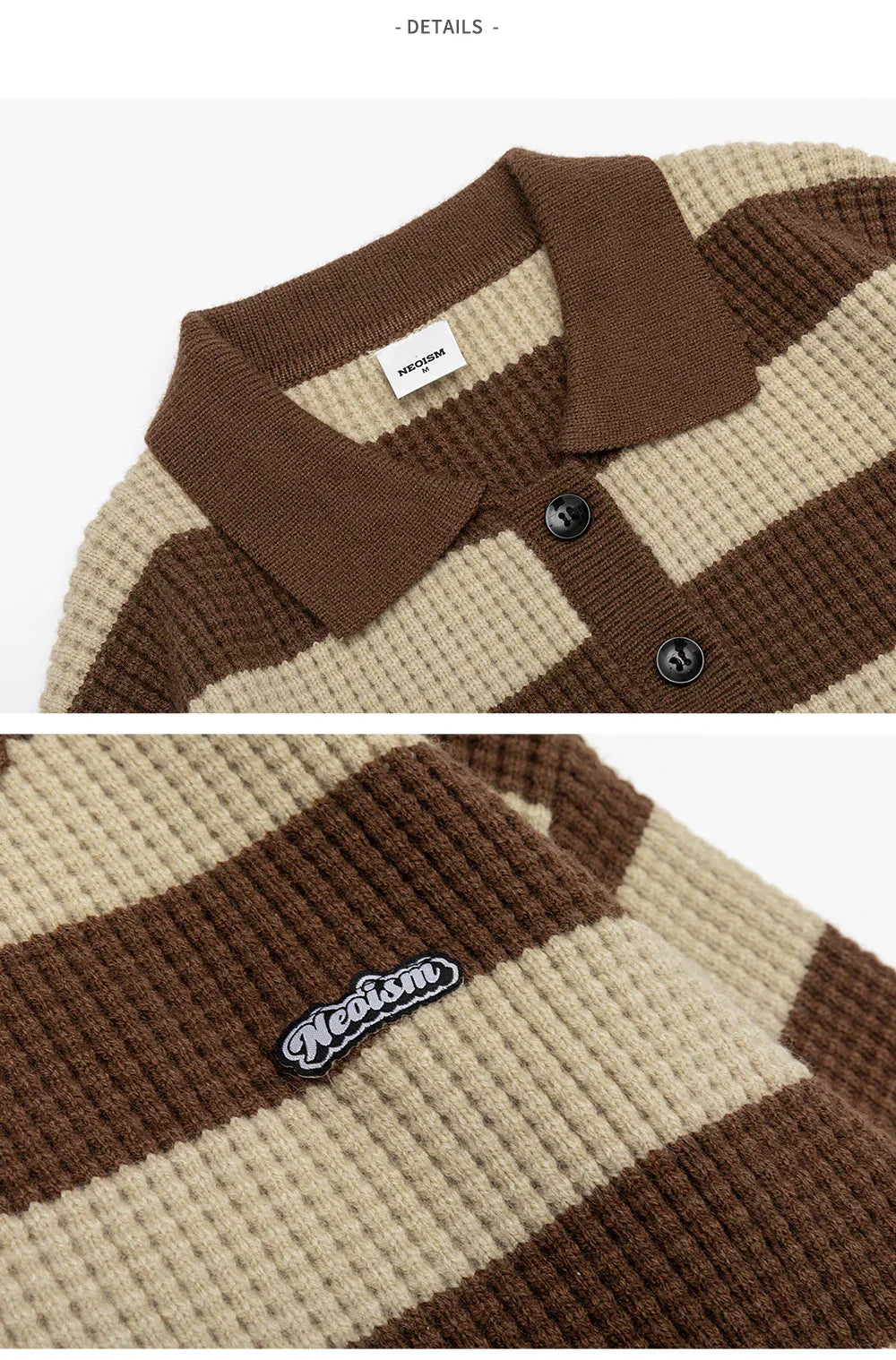 Classic Striped Polo Sweater