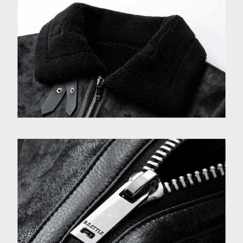 High Quality Leather Motorcycle Jacket