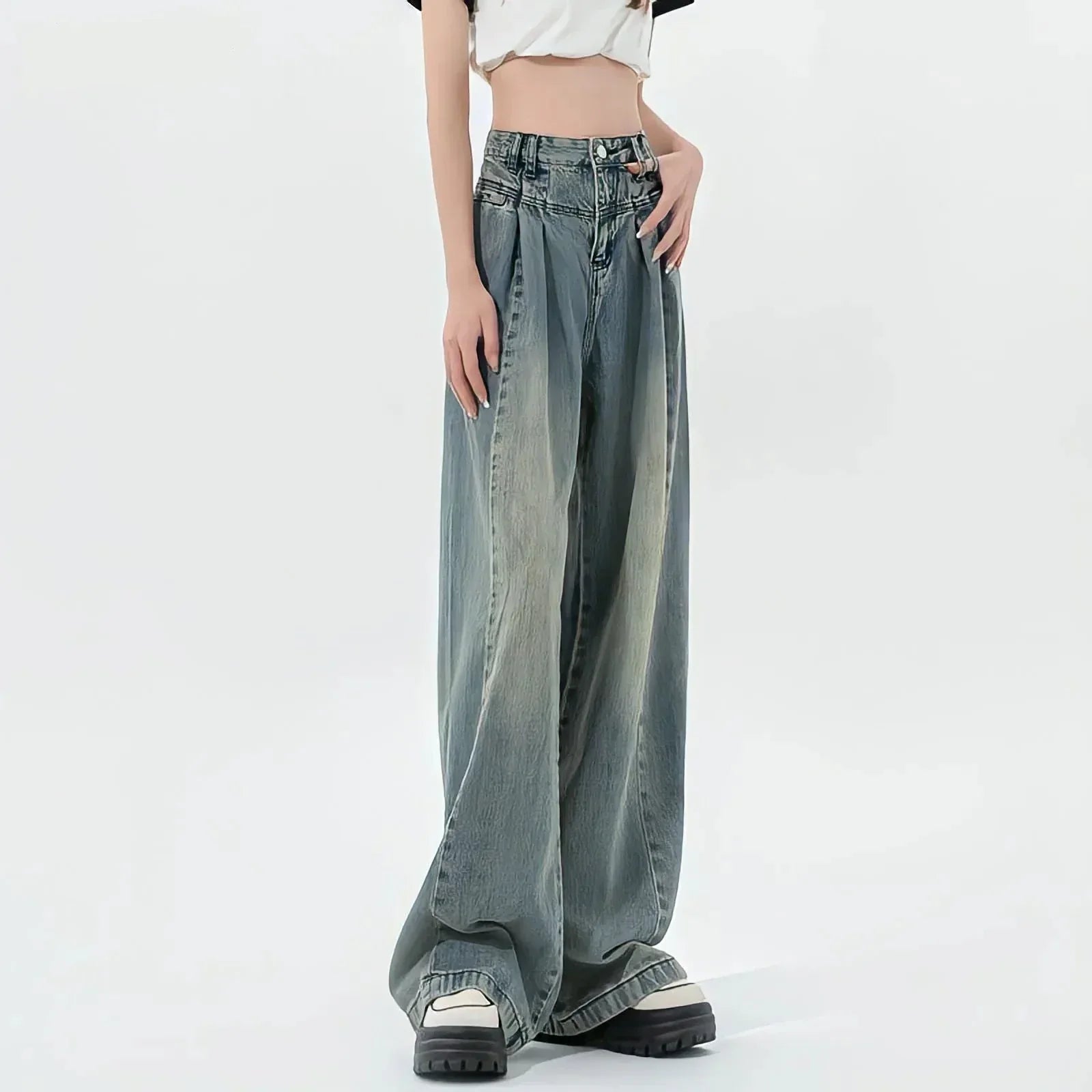 Vintage Loose High-waist Jeans