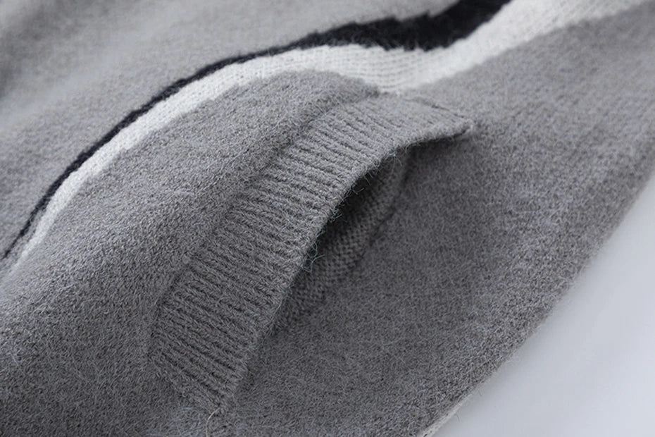 Turbo Drive Gray Star Sweater