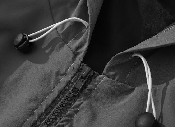 Hooded Spring Windbreaker Jacket