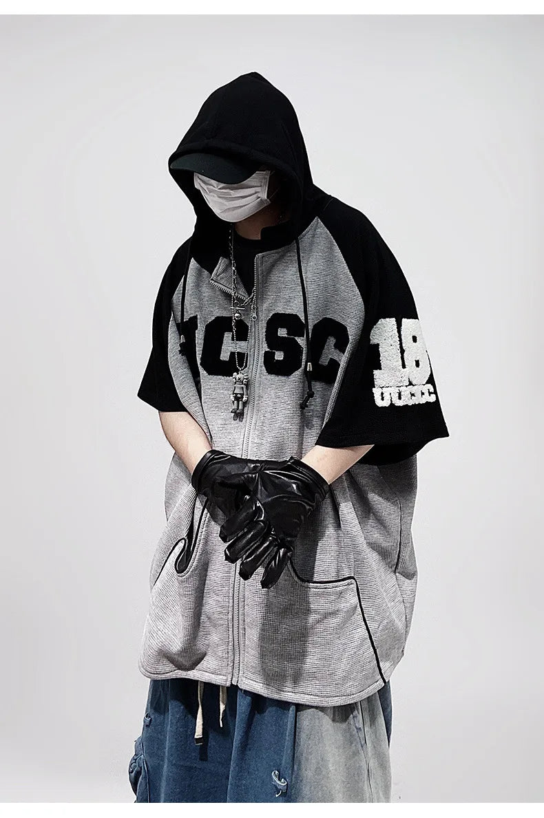 Streetwear Oversized Hip Hop Hooded Sweatshirt