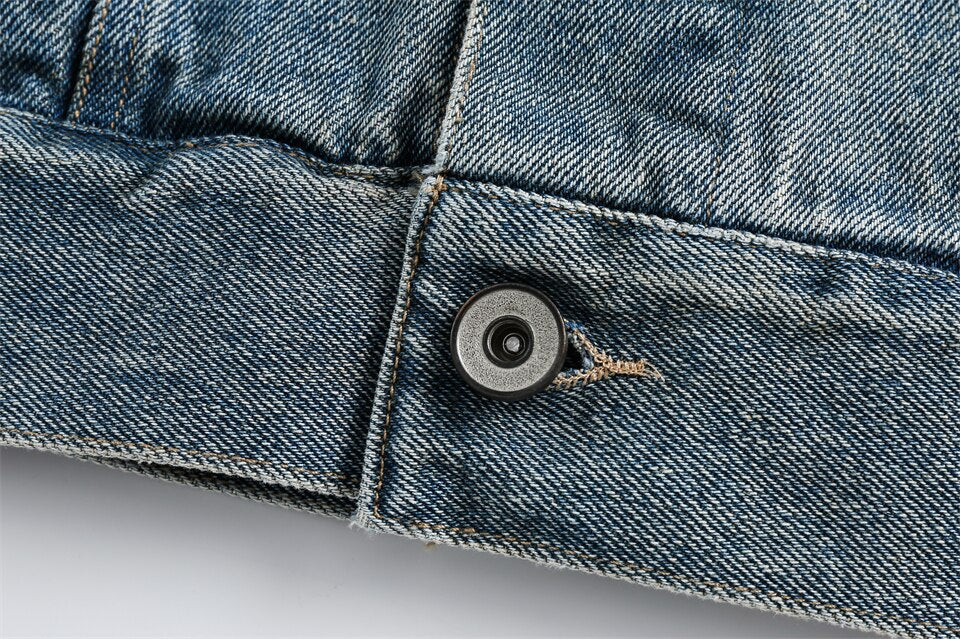 Blue Washed Denim Jacket