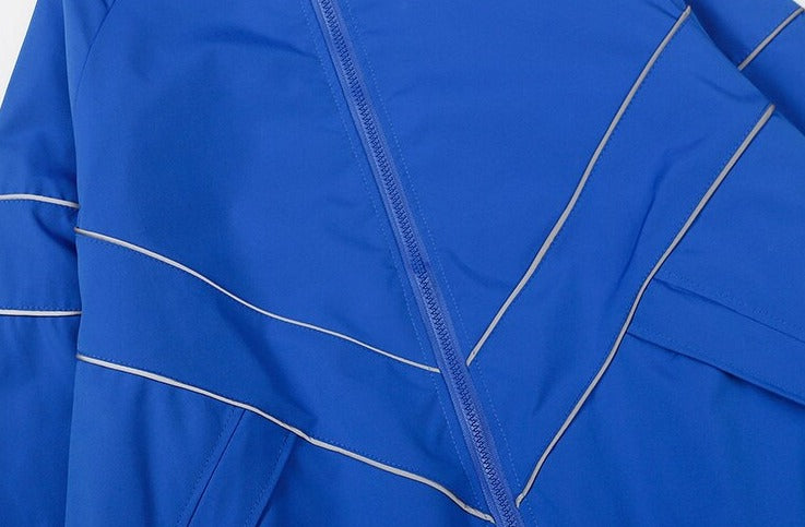 Striped Reflective V Jacket