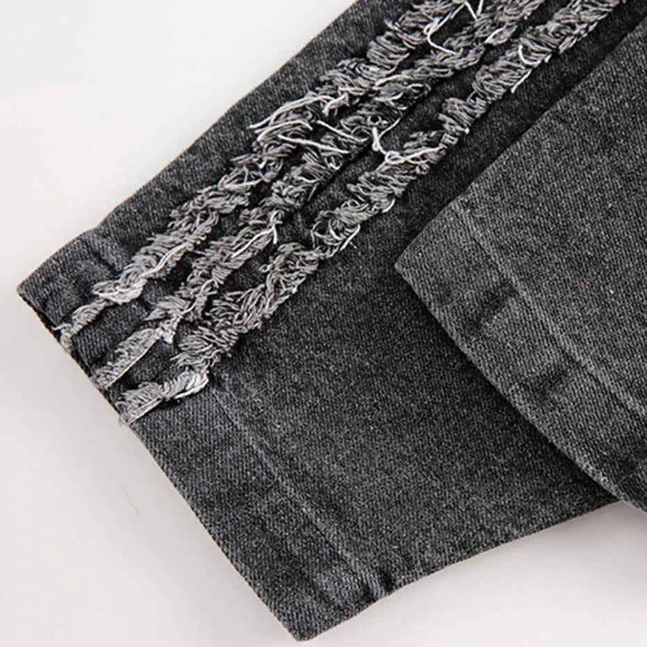 Embroidered Number Hooded Jacket