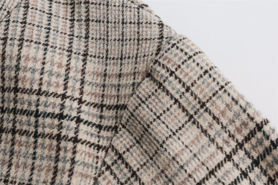 Vintage Plaid Jacket