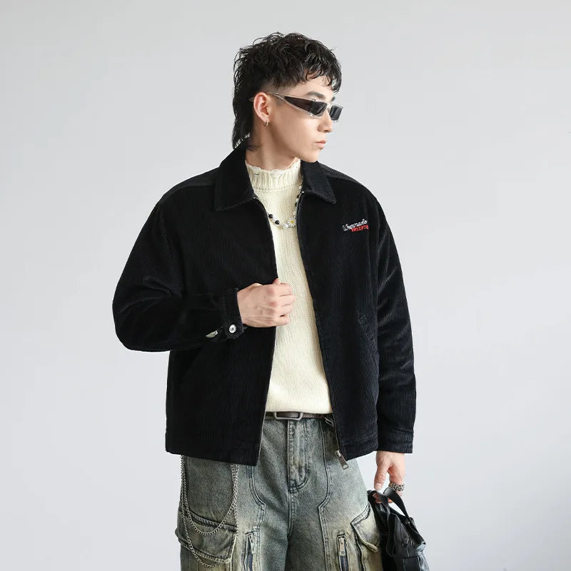 Effortless Vintage American Style Bomber Jacket