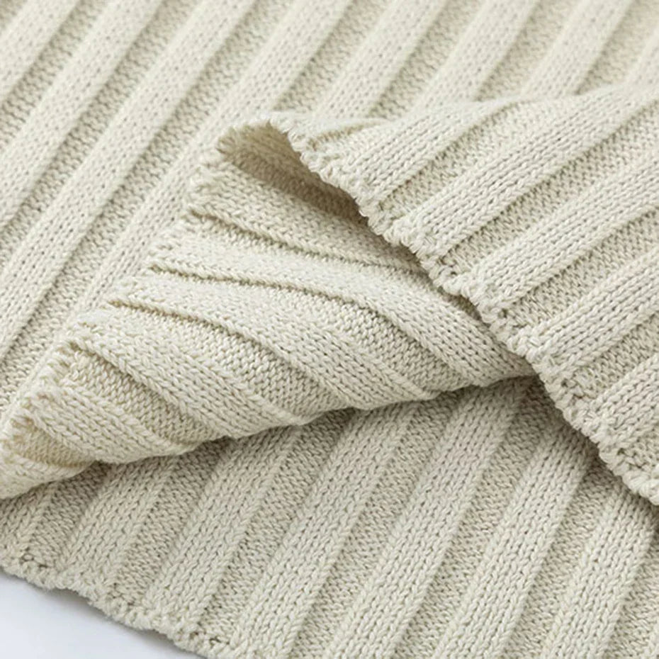 Loose Ripple Knitted Sweater