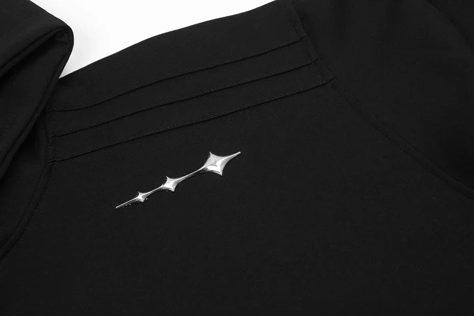 Loose Stellar Cross Hoodie