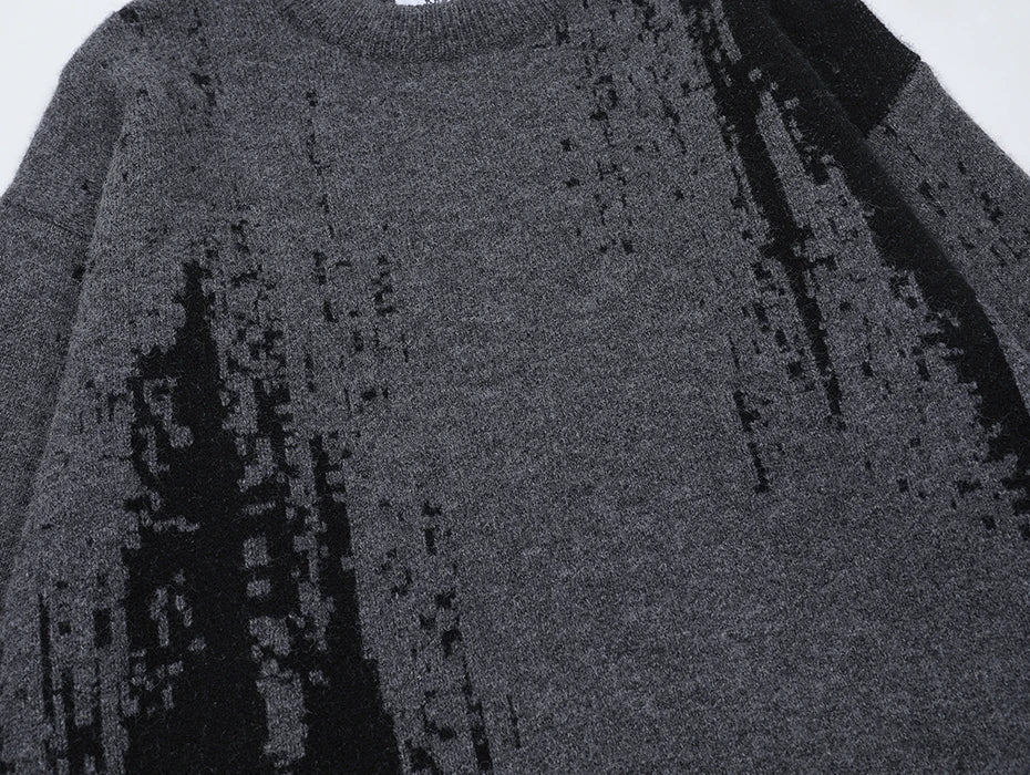 Glitch Matrix Sweater