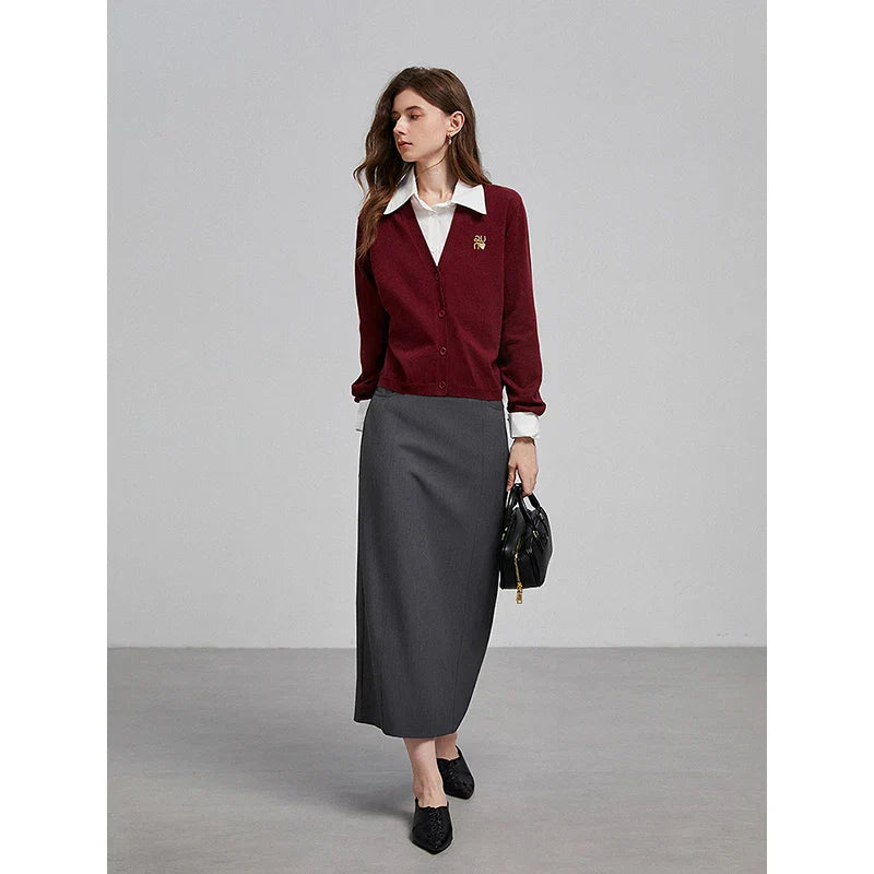 Chic A-Line Umbrella Cardigan