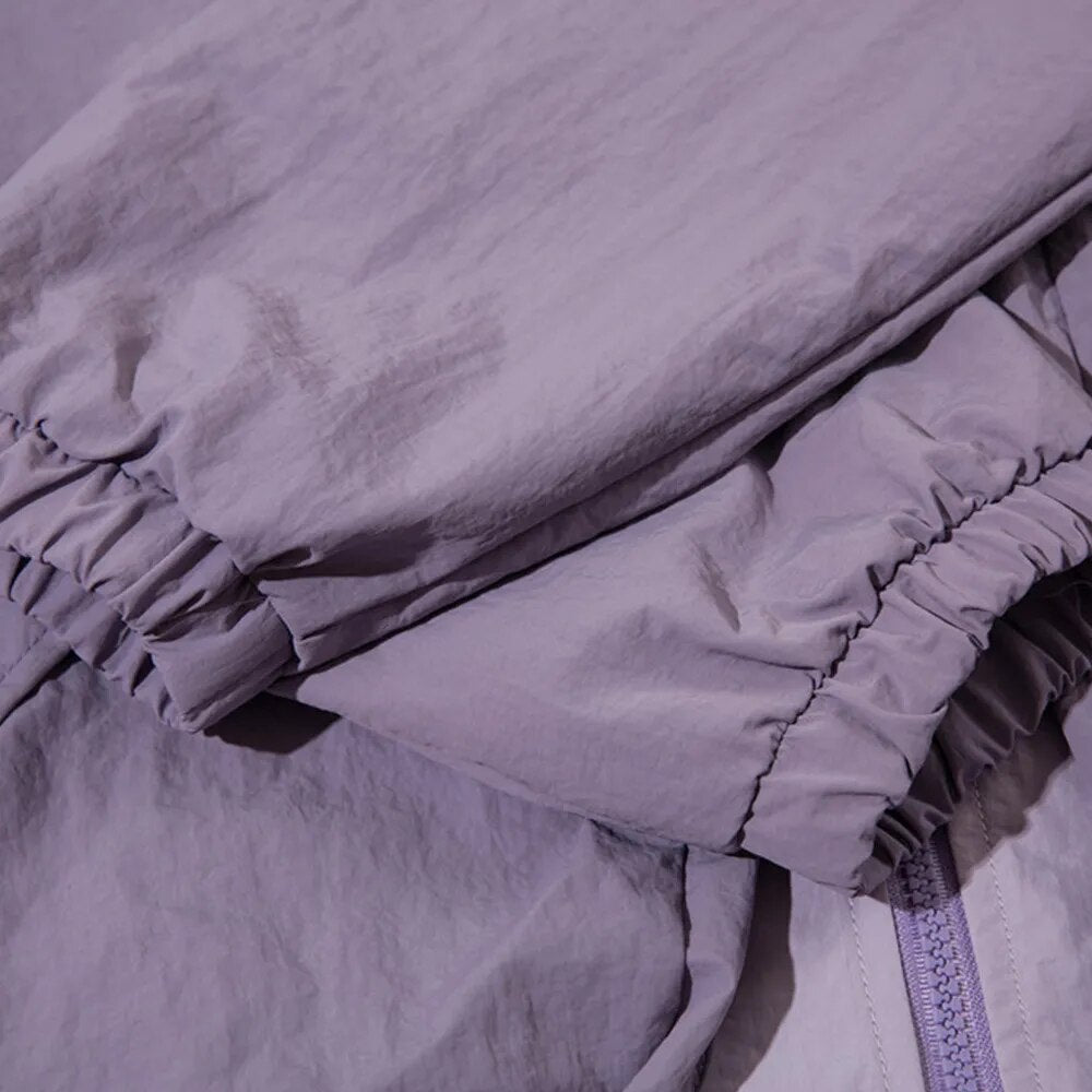 Splicing Color Windbreaker Jacket