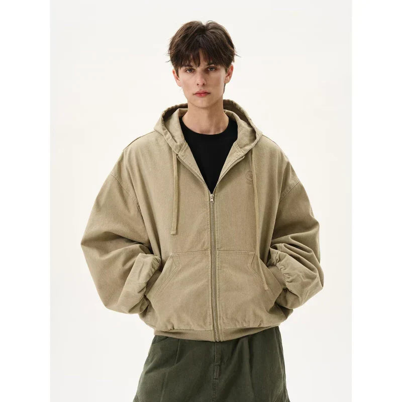 Men Japanese Embroidered Hooded Sweatshirt