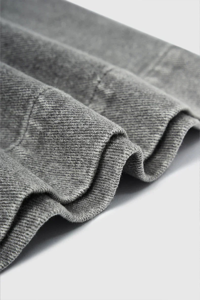 Wide-Leg Washed Vintage Jeans