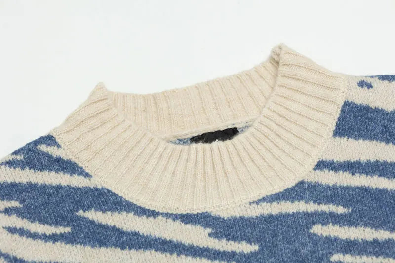 Vintage Zebra Knitted Sweaters