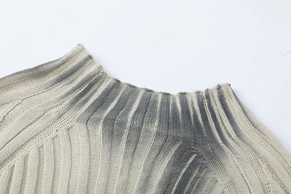 Loose Ripple Knitted Sweater