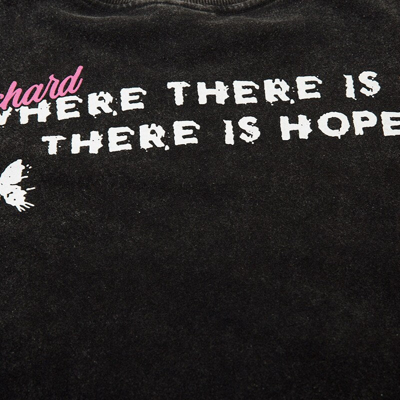 High Street Butterfly Washed Sweatshirt