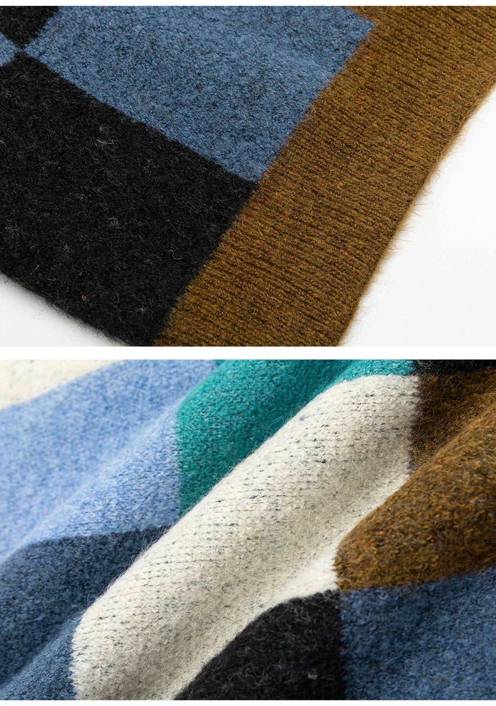 Cozy Patchwork Sweater