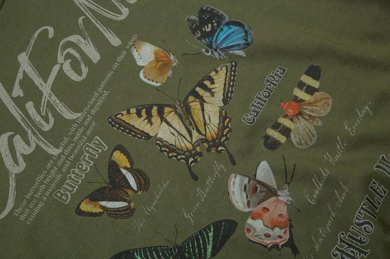 California Butterfly Garden Sweatshirt