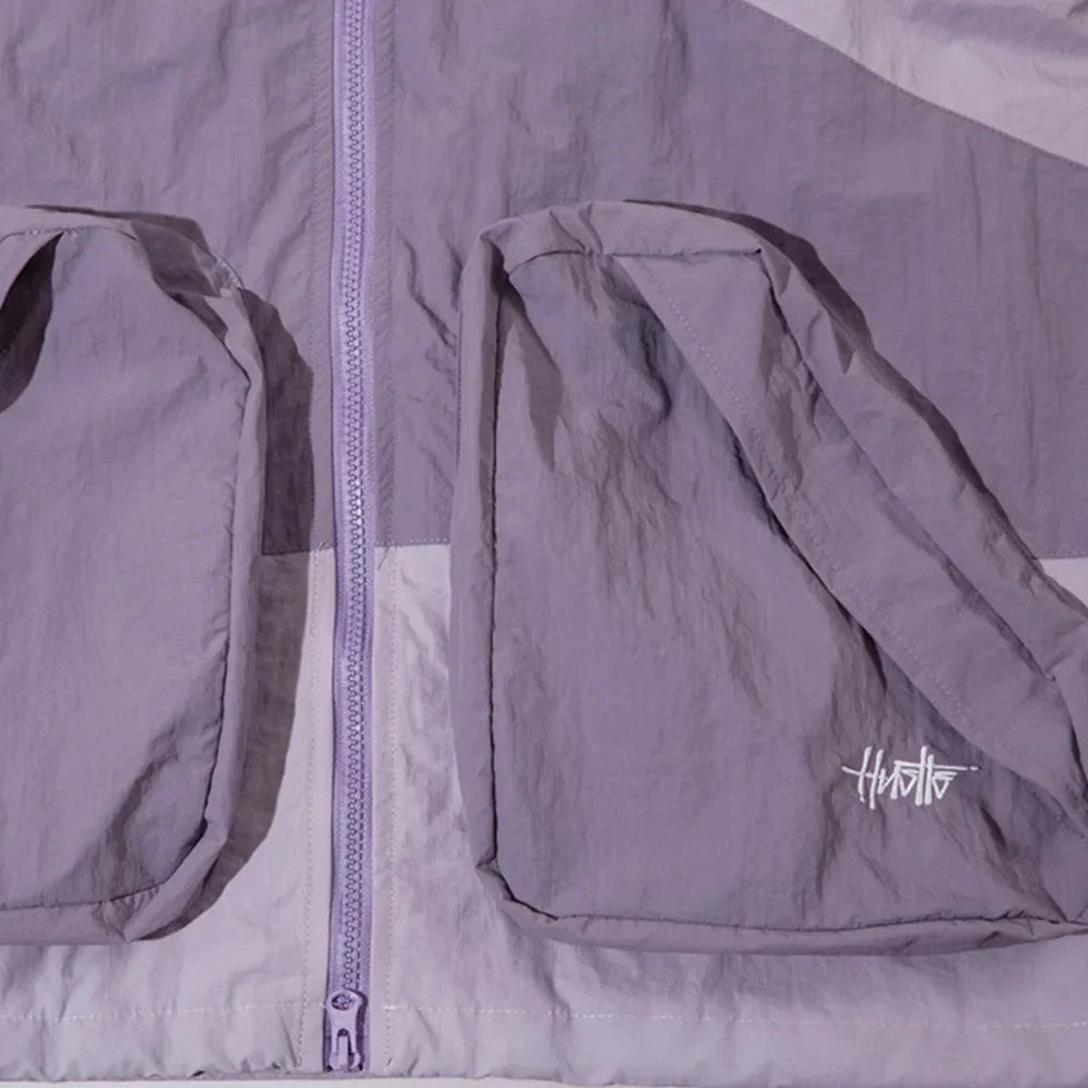 Splicing Color Windbreaker Jacket