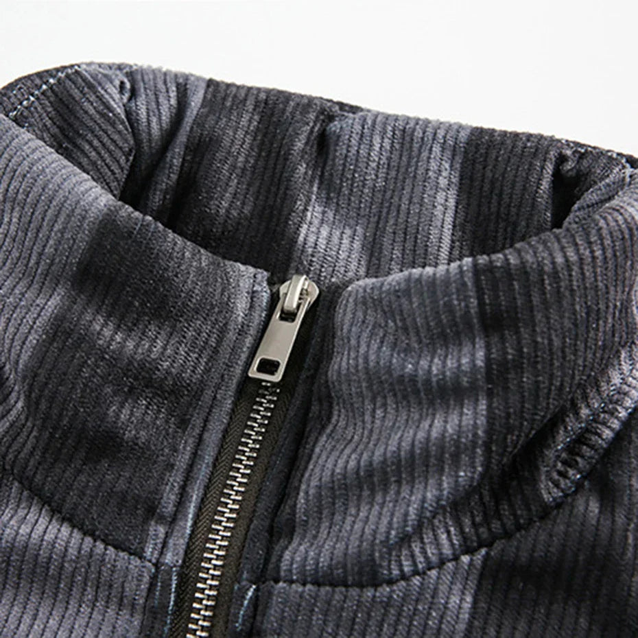 Retro Stripe Puffer Jacket