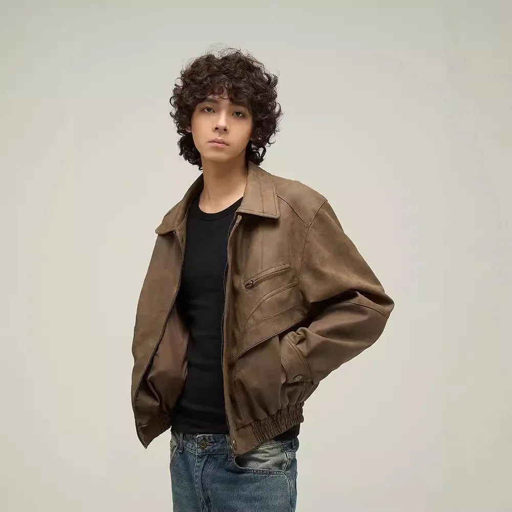 Wanderlust Trailblazer Solid Leather Jacket