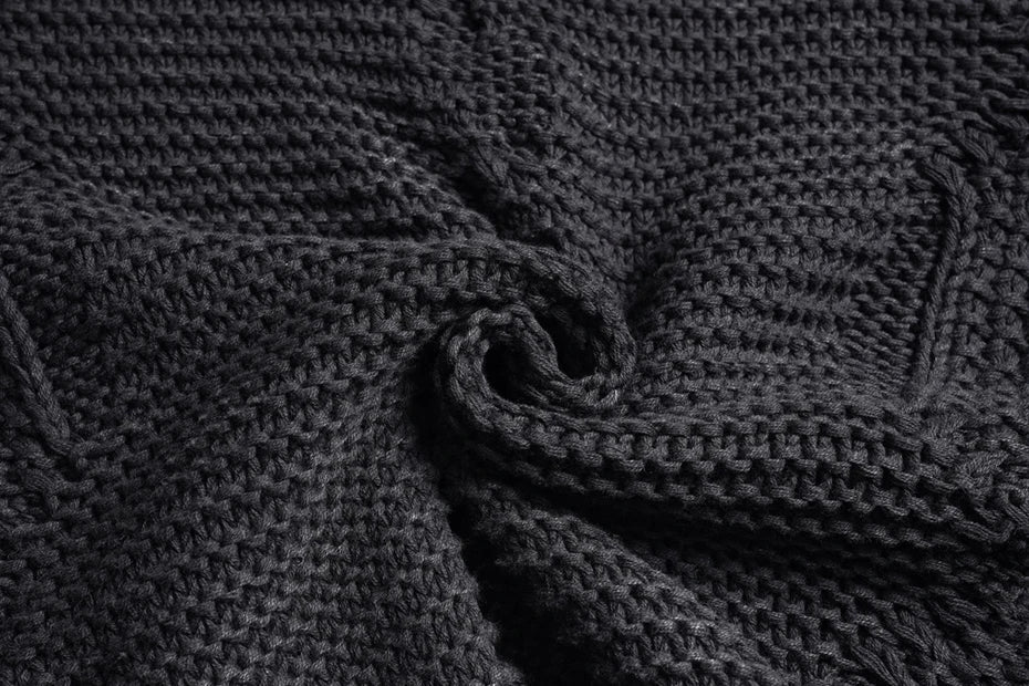 Twisted Cable Knit Sweater