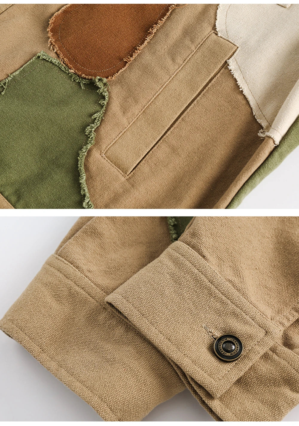 Vintage Color Block Jacket