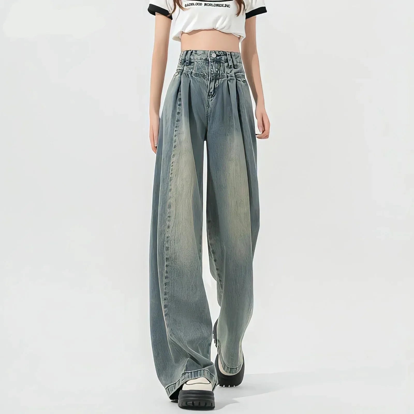 Vintage Loose High-waist Jeans