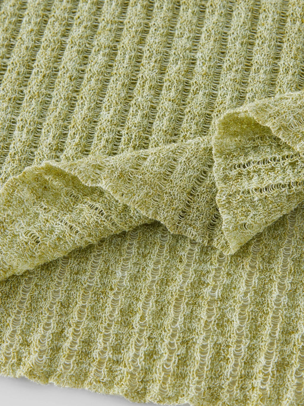 Women Hip Hop Casual Natural Linen Knitted Sweater