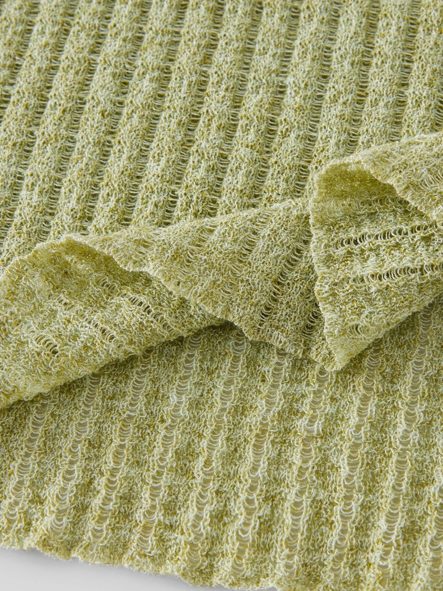 Women Hip Hop Casual Natural Linen Knitted Sweater