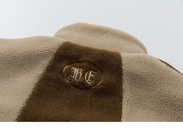 Furry Fleece Zip-up Jacket