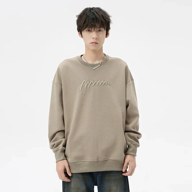 Modern Solid Color Sweatshirt