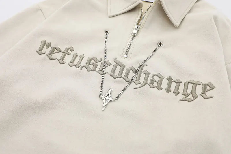 Loose Y2K Letter Sweatshirt