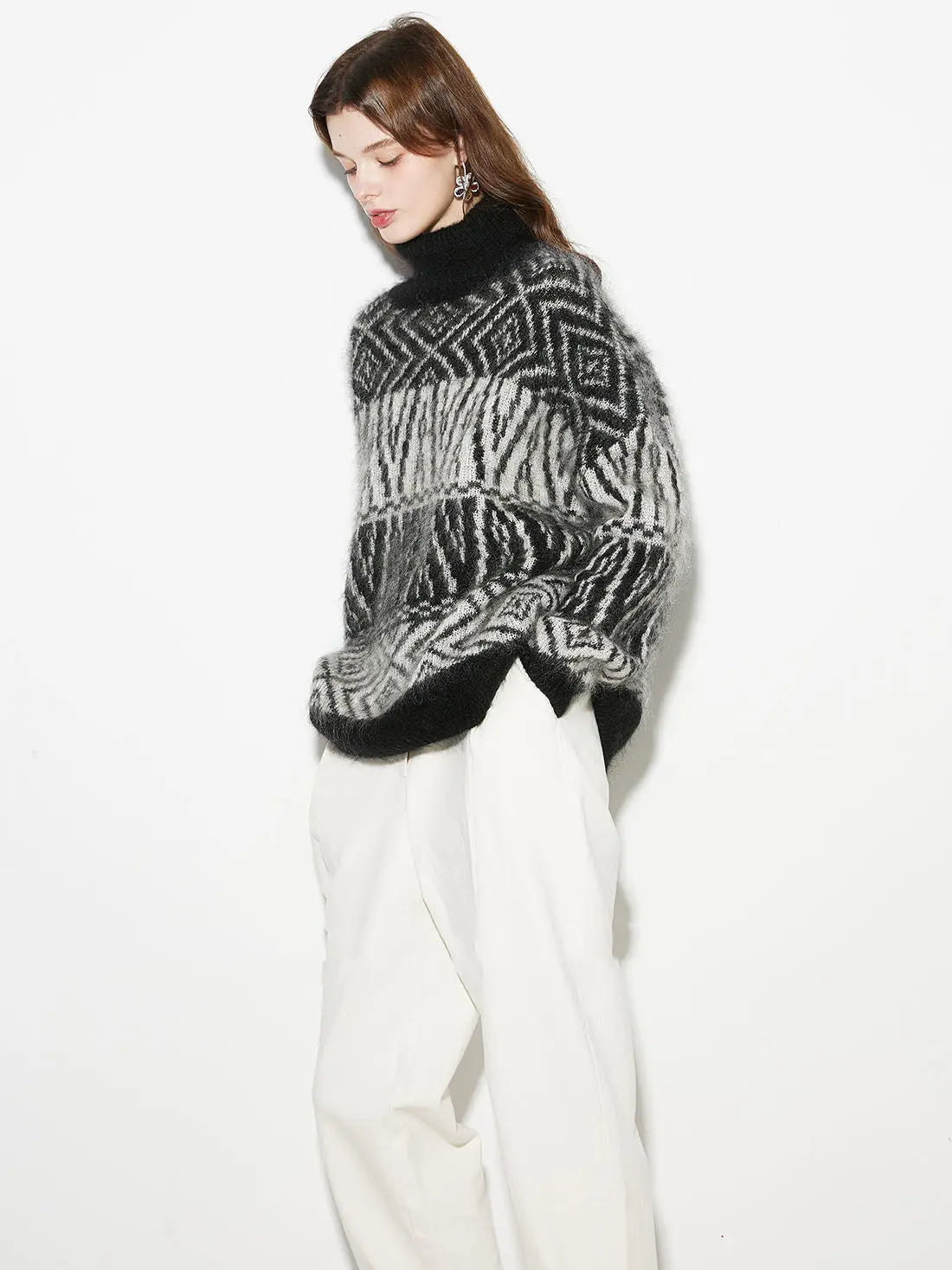 Cozy Vintage Mohair Turtleneck Sweater