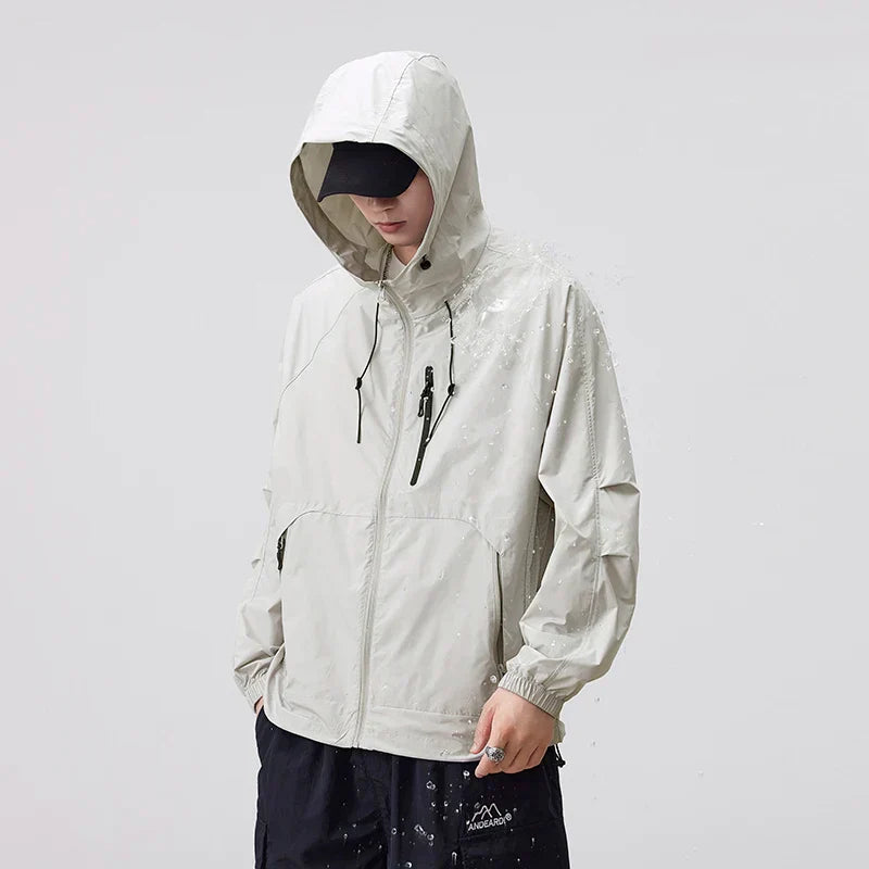 Breathable Waterproof Sunscreen Hooded Jacket