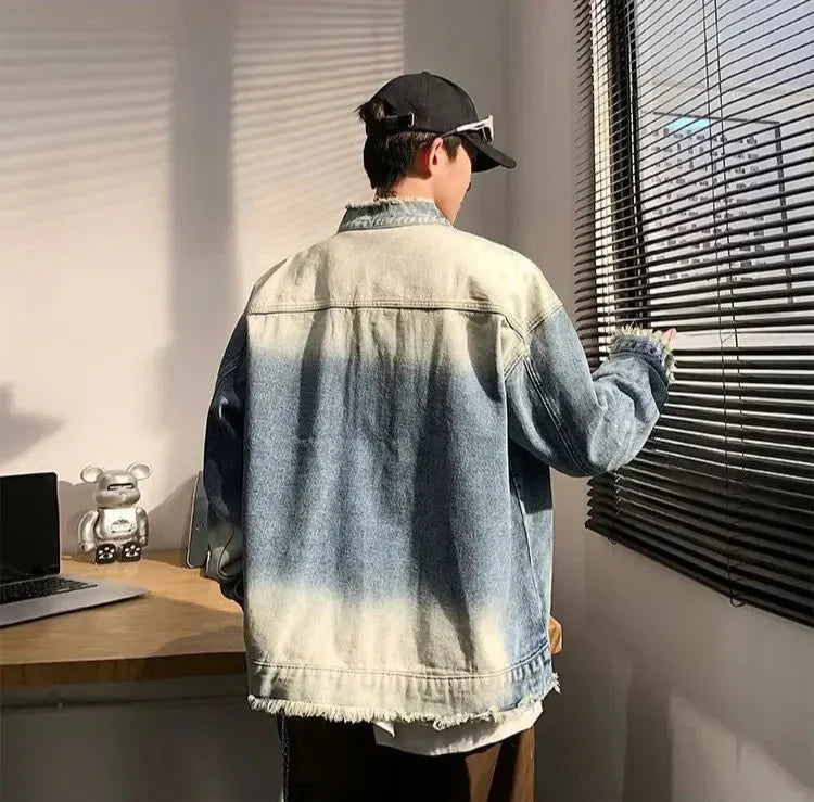 American Style Vintage Retro Cowboy Denim Jacket