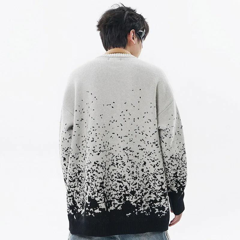 Y2K Sesame Jacquard Sweater
