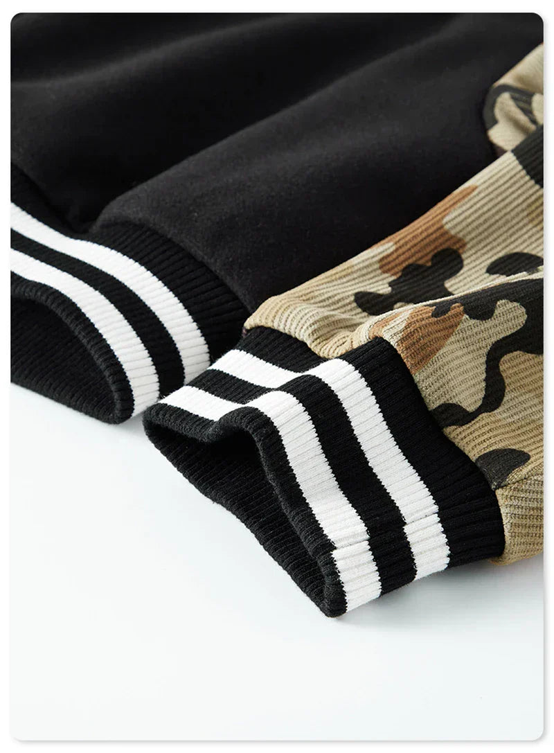 Women's Camouflage Varsity Jacket