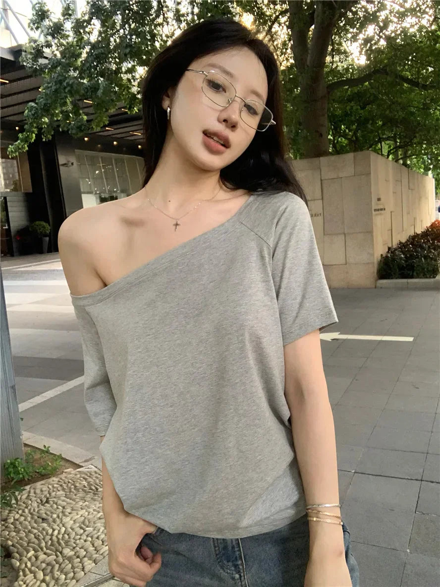 Off-Shoulder Elegance Sweater