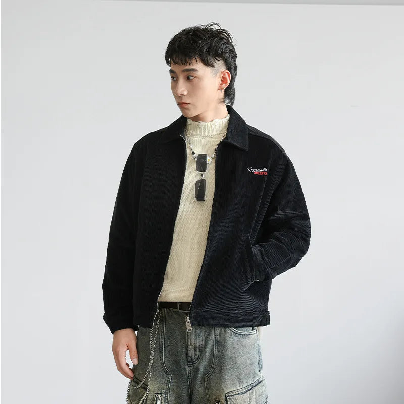 Effortless Vintage American Style Bomber Jacket