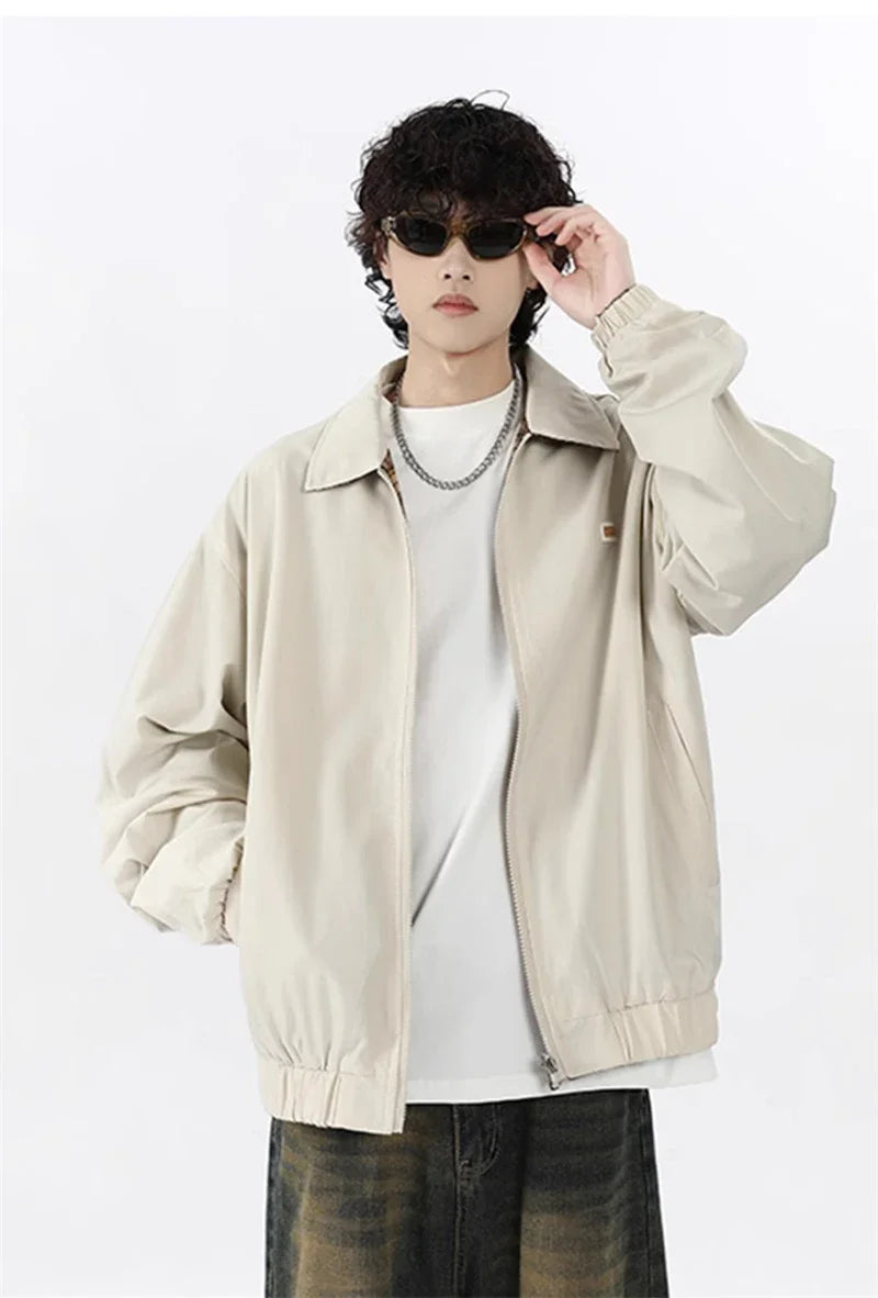 Casual Reversible Vintage Plaid Winter Jacket