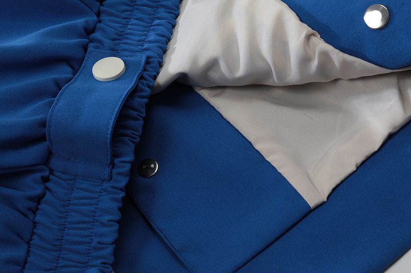 Detachable Motorcycle Crop Varsity Jacket