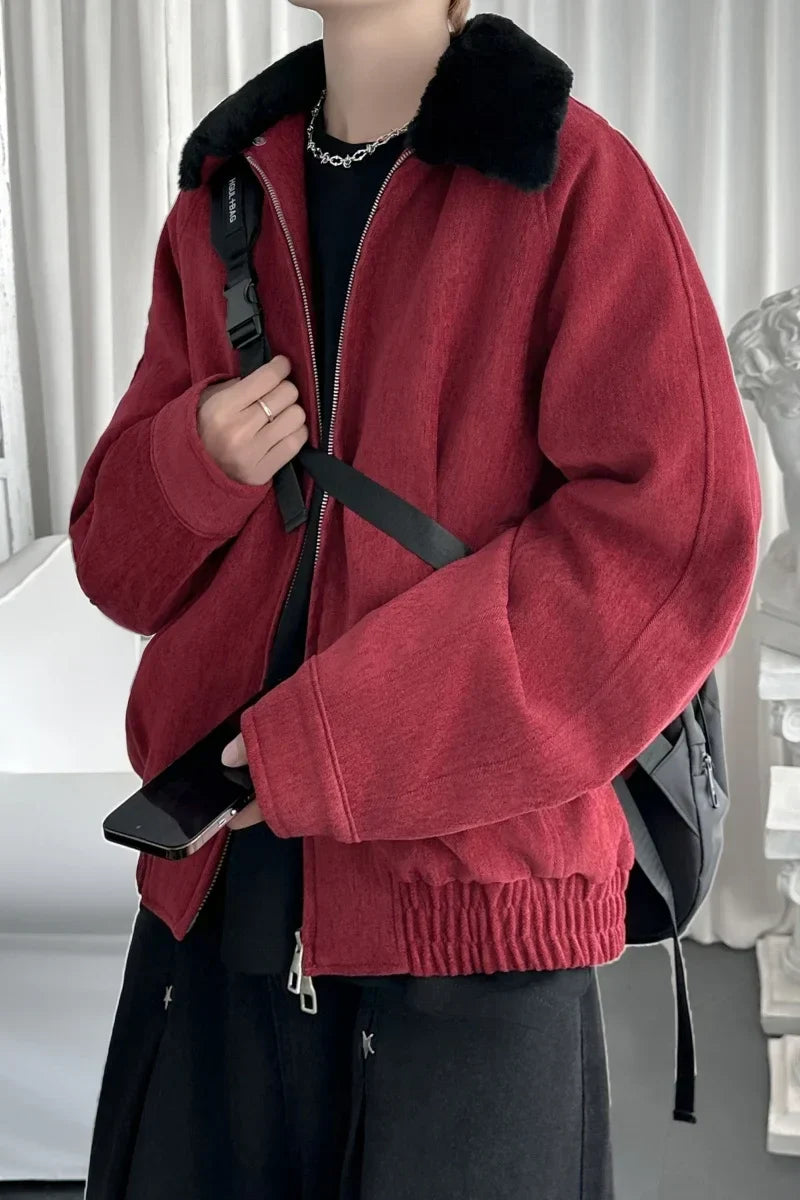 Fluffy Collar Winter Jacket