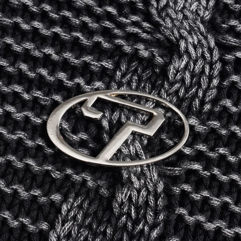 Twisted Cable Knit Sweater