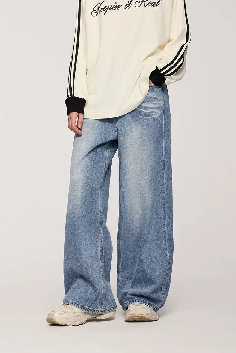 Baggy Fit Wide-Leg Jeans