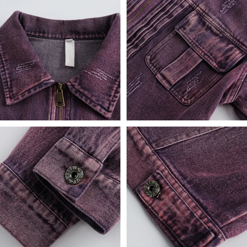 Women’s Vintage Casual Bomber Jacket