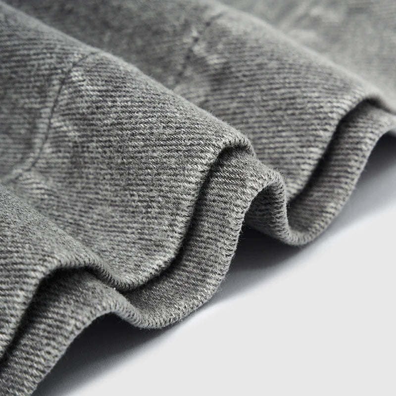 Wide-Leg Washed Vintage Jeans